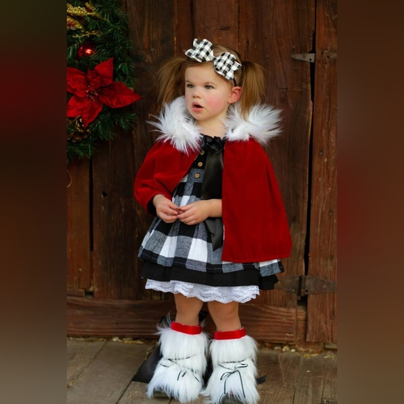 Hand made Cindy Lou Christmas Dress - Picture 1 of 4